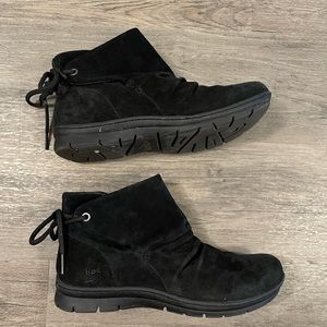Black ankle boots